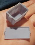 Miniature dollhouse storage bins