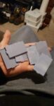 Miniature dollhouse storage bins