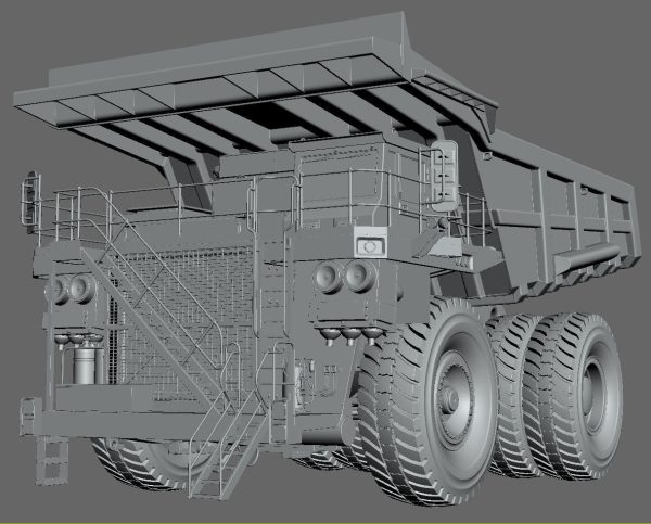 Mining dump truck Komatsu 830E-AC