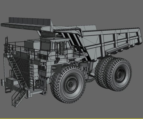 Mining dump truck Komatsu 830E-AC