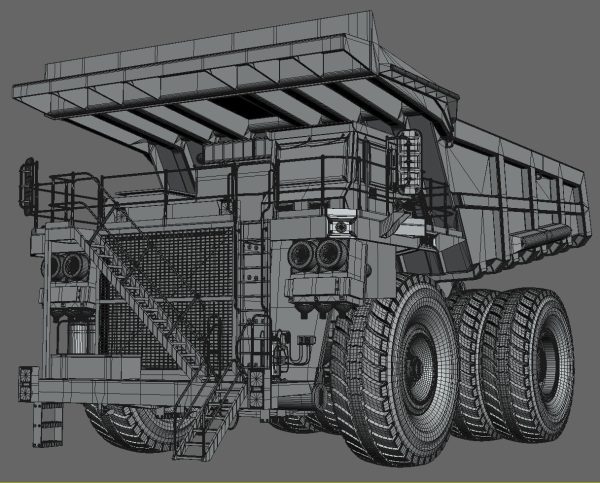 Mining dump truck Komatsu 830E-AC