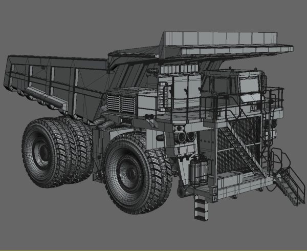 Mining dump truck Komatsu 830E-AC