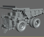 Mining dump truck Komatsu 830E-AC