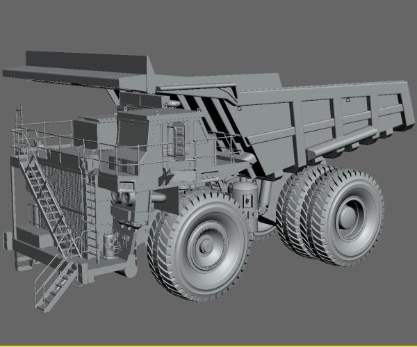 Mining dump truck Komatsu 830E-AC