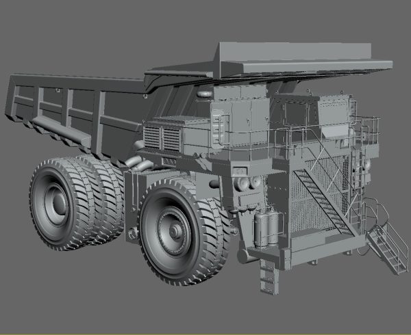 Mining dump truck Komatsu 830E-AC