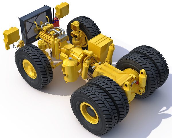 Mining dump truck Komatsu 830E-AC