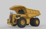 Mining Excavator and Truck