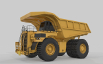 Mining Excavator and Truck
