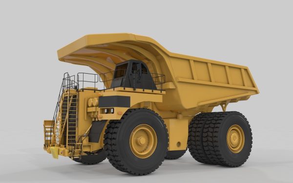 Mining Excavator and Truck