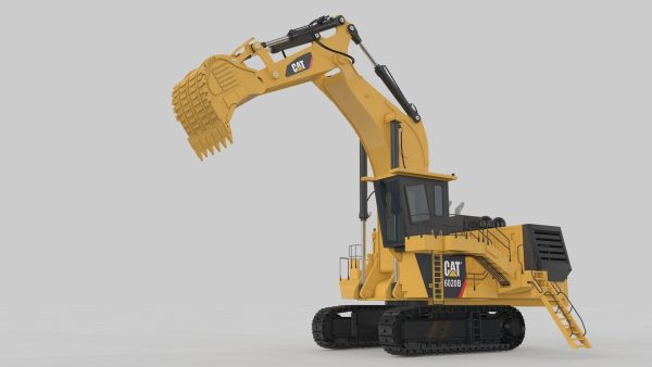 Mining Excavator and Truck
