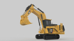 Mining Excavator and Truck