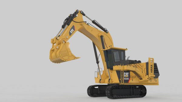 Mining Excavator and Truck