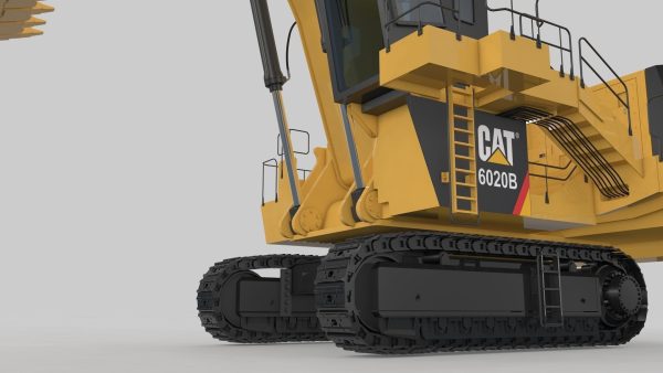Mining Excavator and Truck