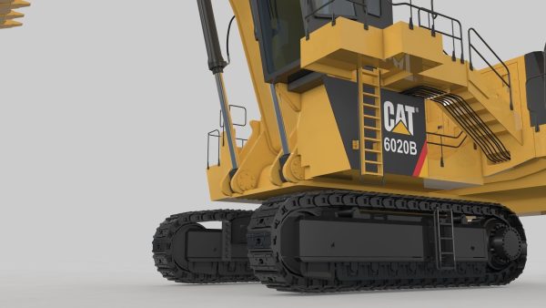 Mining Excavator and Truck