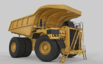 Mining Excavator and Truck