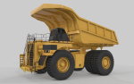 Mining Excavator and Truck