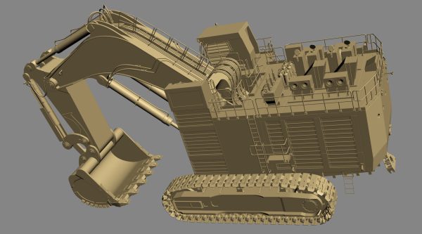 Mining Excavator Komatsu PC8000-6 Backhoe