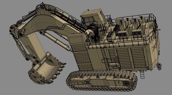 Mining Excavator Komatsu PC8000-6 Backhoe