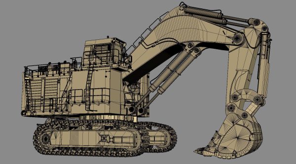 Mining Excavator Komatsu PC8000-6 Backhoe