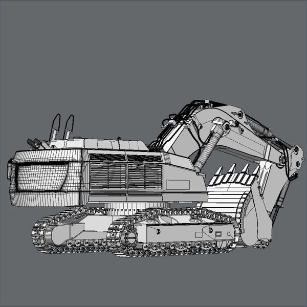 Mining Excavator Liebherr R9150