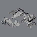 Mining Excavator Liebherr R9150