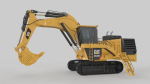 Mining Excavator Rigged