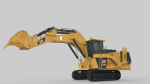 Mining Excavator Rigged