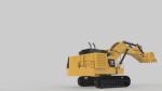Mining Excavator Rigged