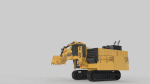 Mining Excavator Rigged