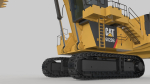 Mining Excavator Rigged