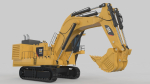 Mining Excavator Rigged