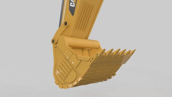 Mining Excavator Rigged