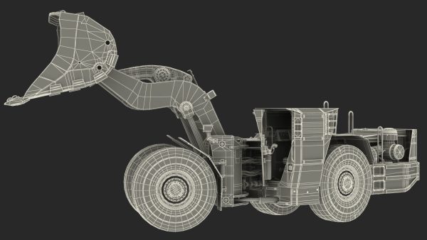 Mining Loader CAT R1600H Dirty Rigged
