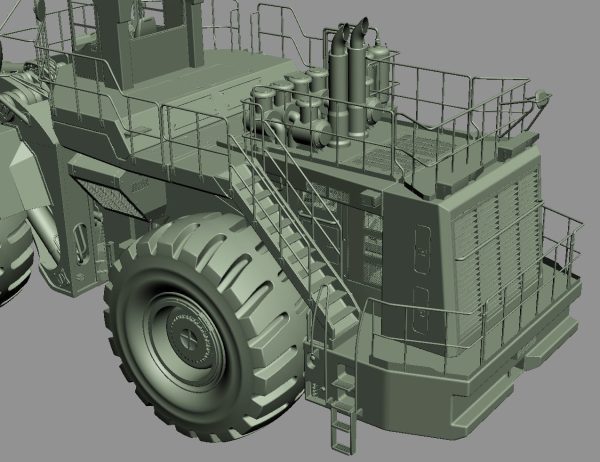 Mining loader Komatsu WA1200