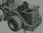 Mining loader Komatsu WA1200