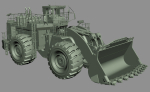 Mining loader Komatsu WA1200