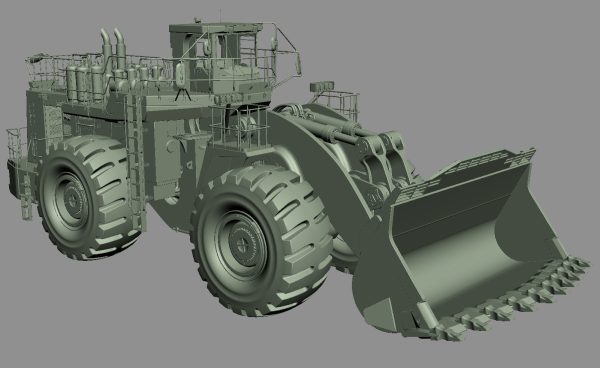 Mining loader Komatsu WA1200