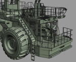 Mining loader Komatsu WA1200