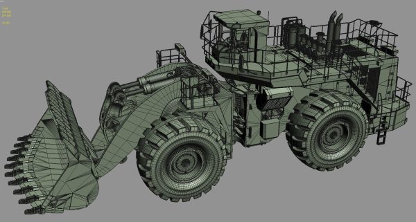 Mining loader Komatsu WA1200