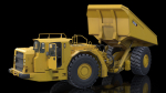 Mining Truck CAT AD45B Rigged