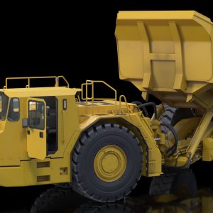 Mining Truck CAT AD45B Rigged