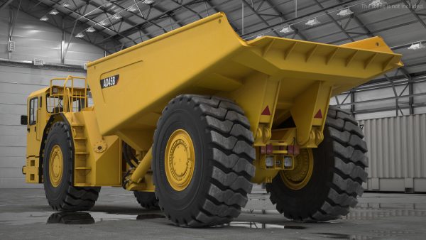 Mining Truck CAT AD45B Rigged