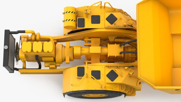 Mining Truck CAT AD45B Rigged