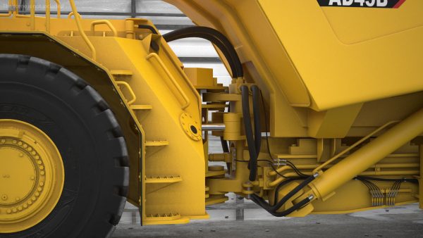 Mining Truck CAT AD45B Rigged