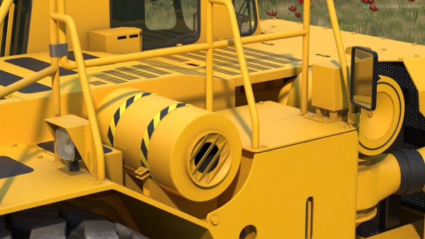 Mining Truck CAT AD45B Rigged