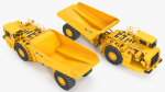 Mining Truck CAT AD45B Rigged
