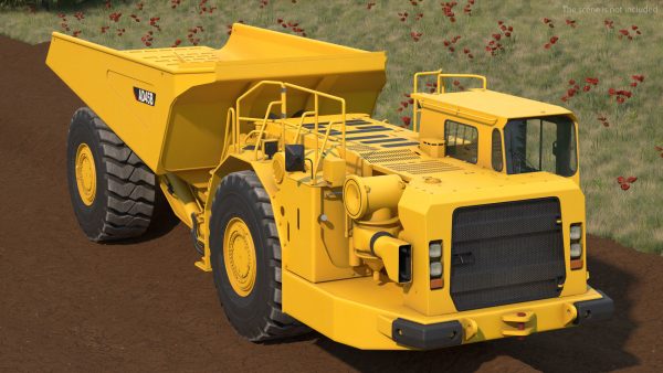 Mining Truck CAT AD45B Rigged