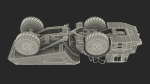 Mining Truck CAT AD45B Rigged