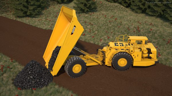 Mining Truck CAT AD45B Rigged