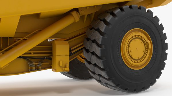 Mining Truck CAT AD45B Rigged